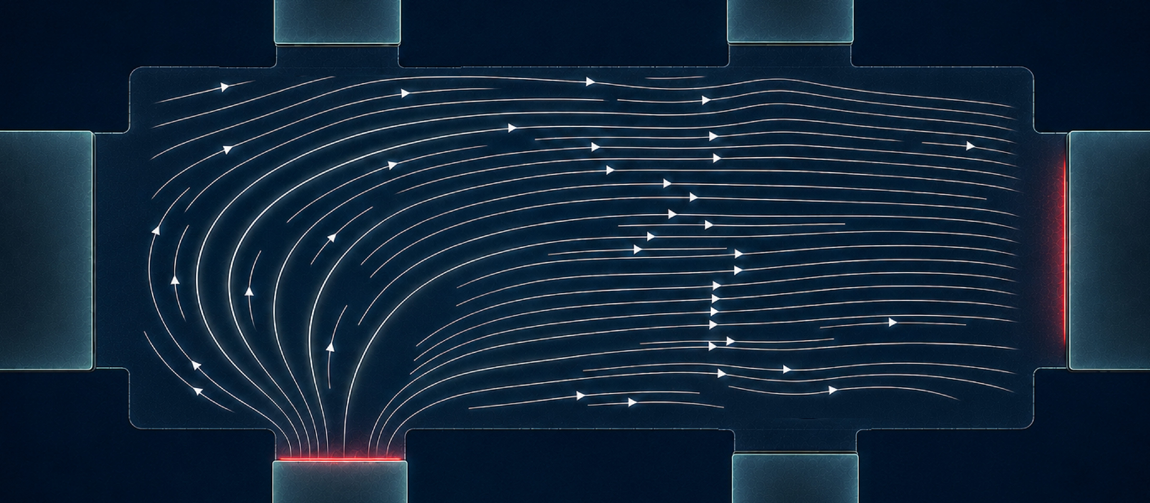 Visualizing device flow lines